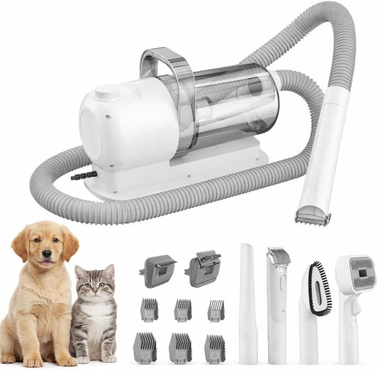 12-in-1 Pet Grooming Vacuum Kit