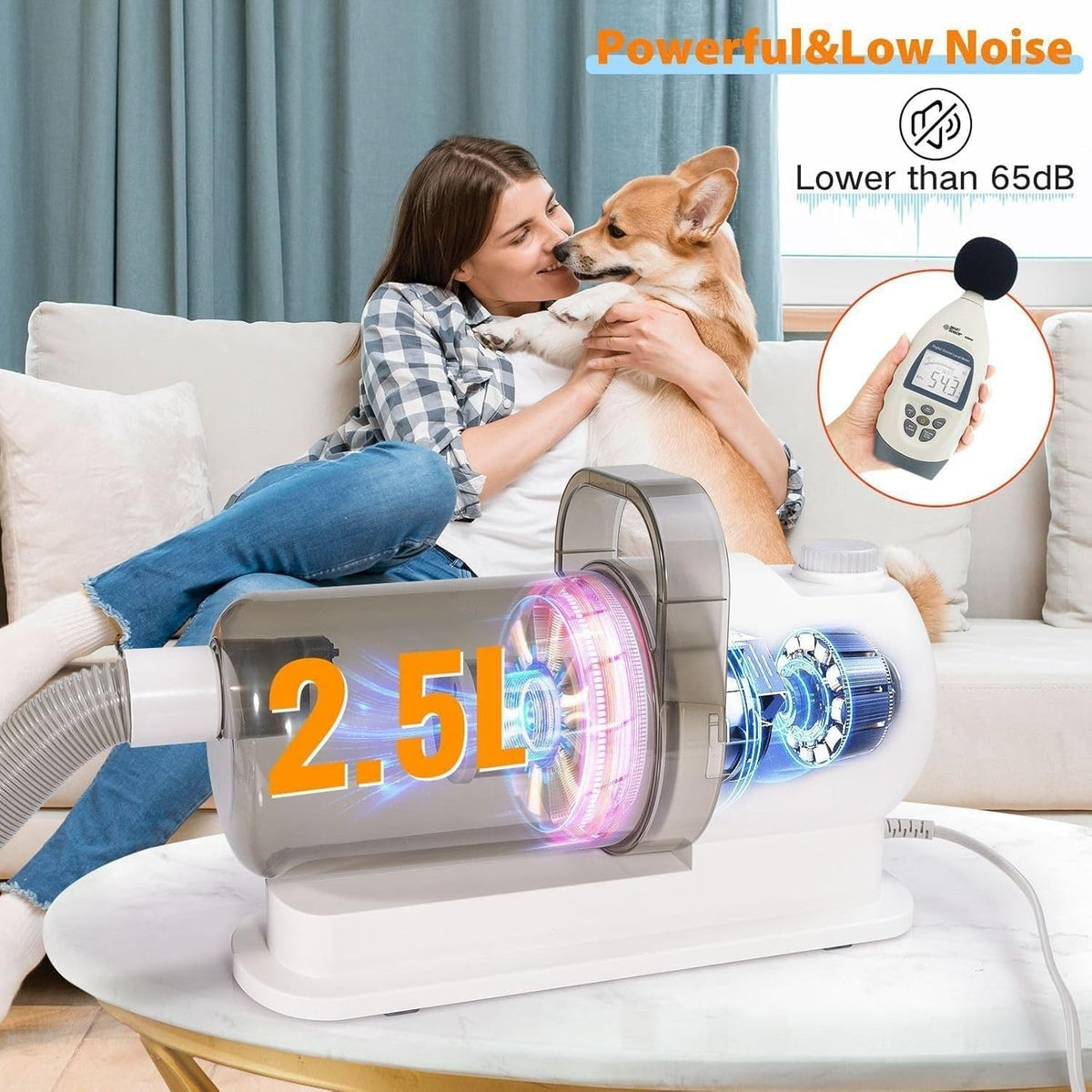 12-in-1 Pet Grooming Vacuum Kit