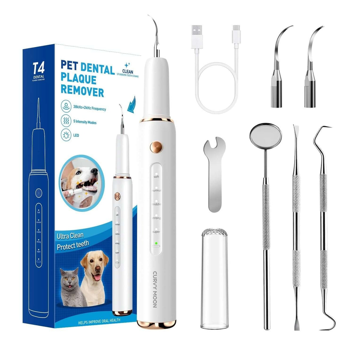 Ultrasonic Pet Dental Plaque Remover