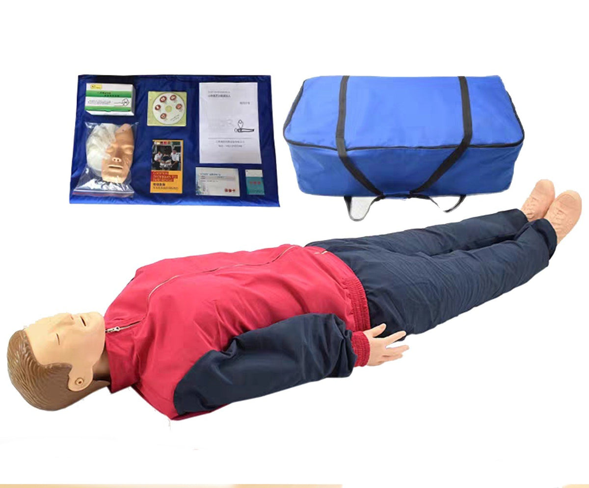 Full-Body Adult CPR Training Manikin Kit