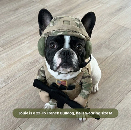 Doggy Soldier Outfit
