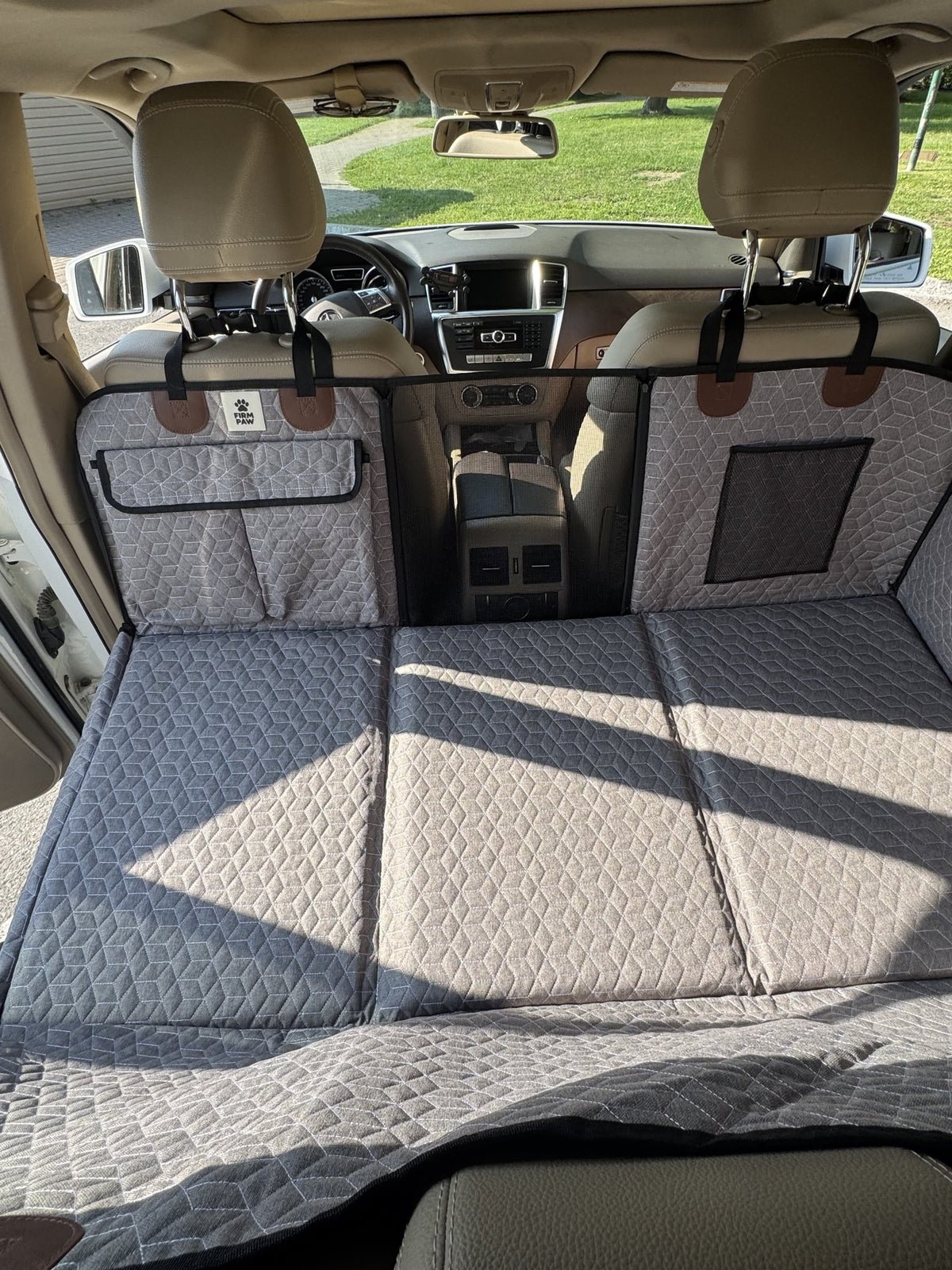 Hard Bottom Dog Car Back Seat Cover