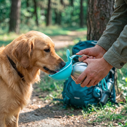 2-in-1 Portable Dog Water Bottle