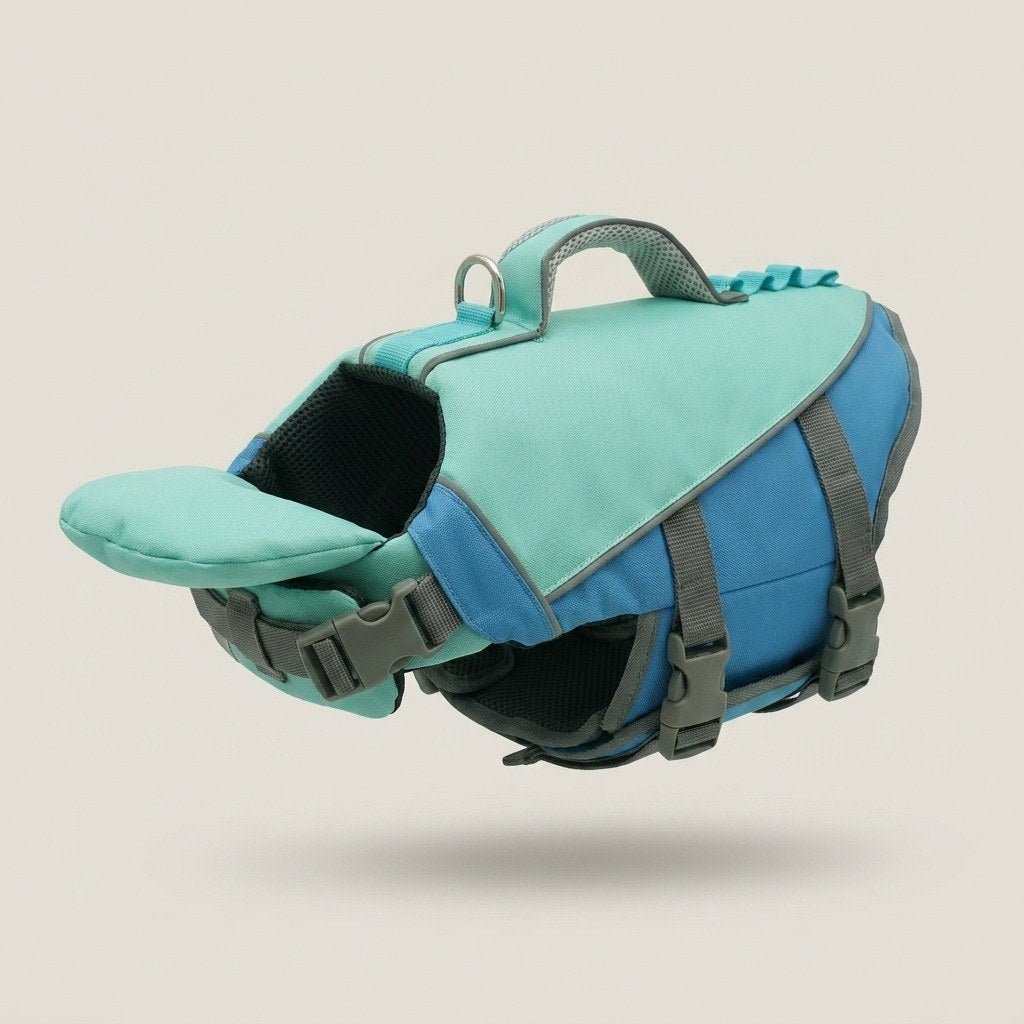 Dog Life Jacket with Chin Rest Float